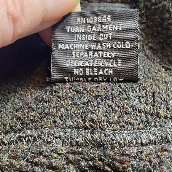 Kuhl Fleece Front Zip Gray and Dark Brown Jacket Size Small - Picture 5 of 12